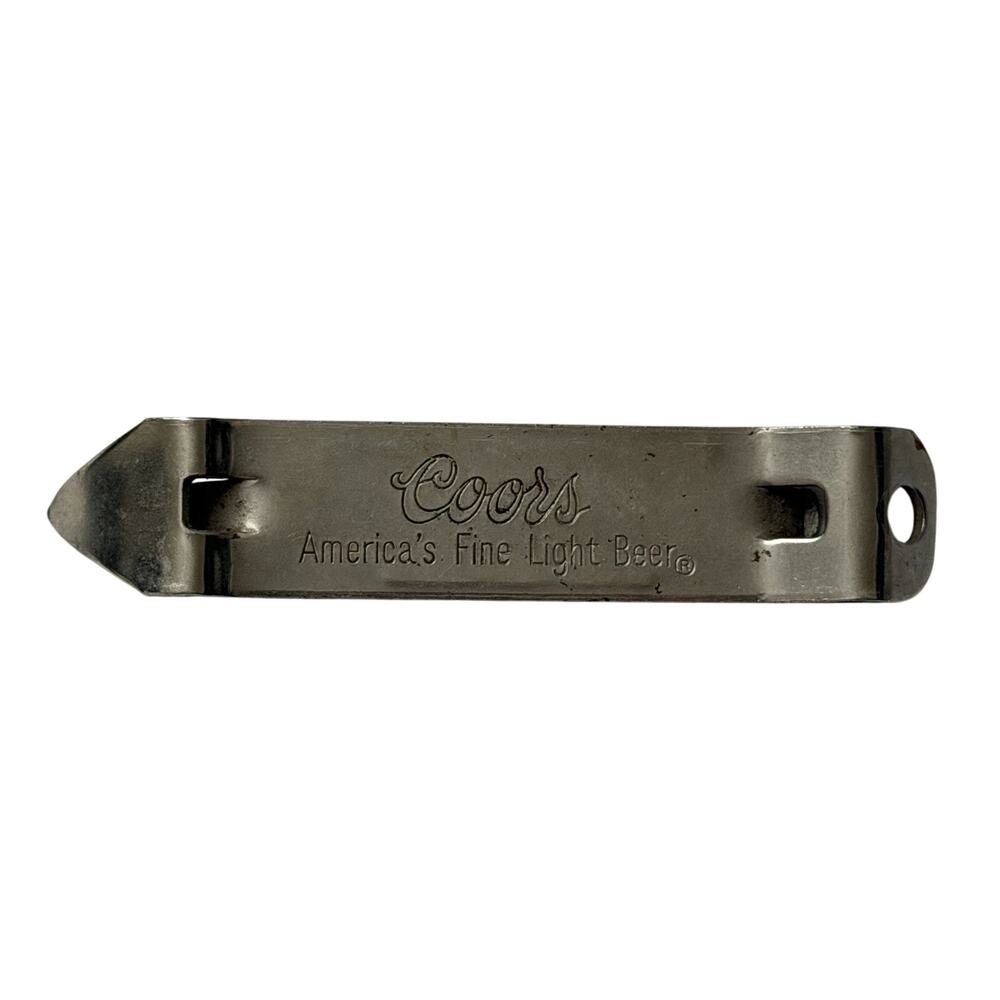 Vintage Coors Beer America’s Fine Light Beer Can Bottle Opener Advertising